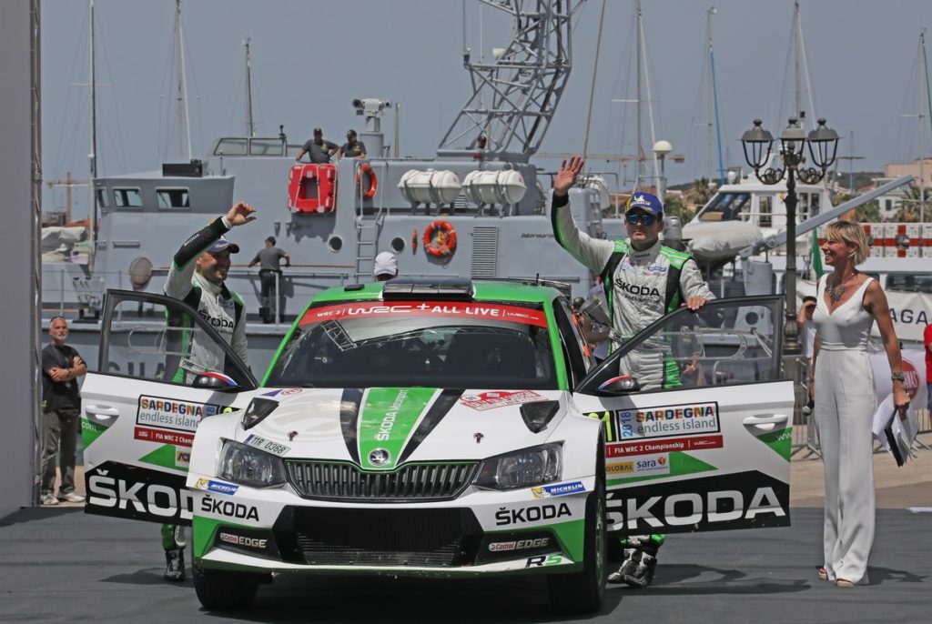 WRC - Double for Škoda in WRC 2 – Jan Kopecký wins ahead of teammate O.C. Veiby