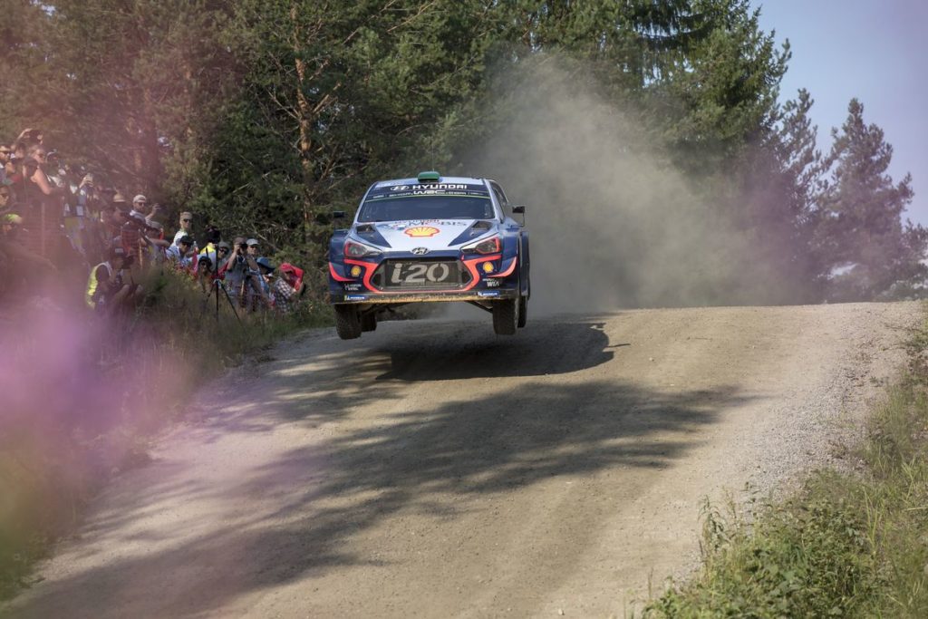 Hyundai Motorsport’s crews have struggled for pace on the high-speed gravel stages with Hayden Paddon leading leading the team’s charge in fourth overall