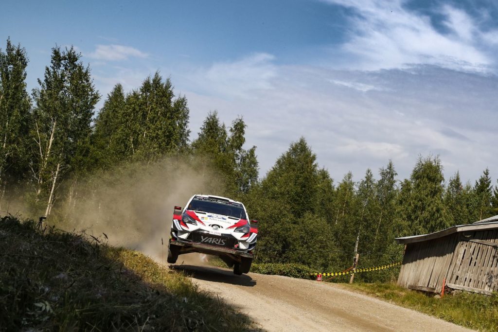 WRC - Toyota Yaris WRC ahead after a full day on Finnish roads