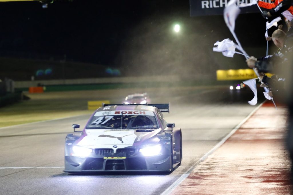 Joel Eriksson celebrates his first DTM win in rain-drenched Misano – Alex Zanardi sensationally snatches fifth place.
