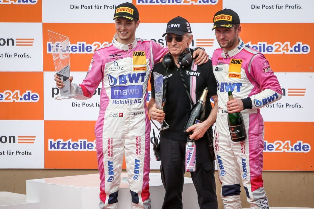 ADAC GT Masters – Jeffrey Schmidt sur le podium du Nürburgring