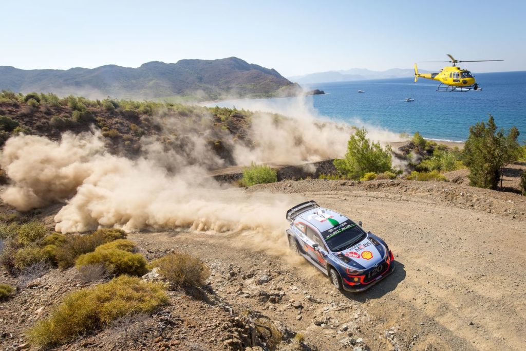 WRC - Hyundai Motorsport keeps hold of a provisional podium in Rally Turkey