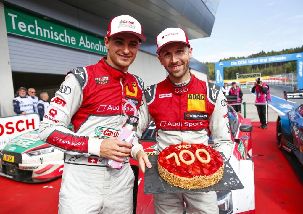 Audi celebrates 100th victory in the DTM