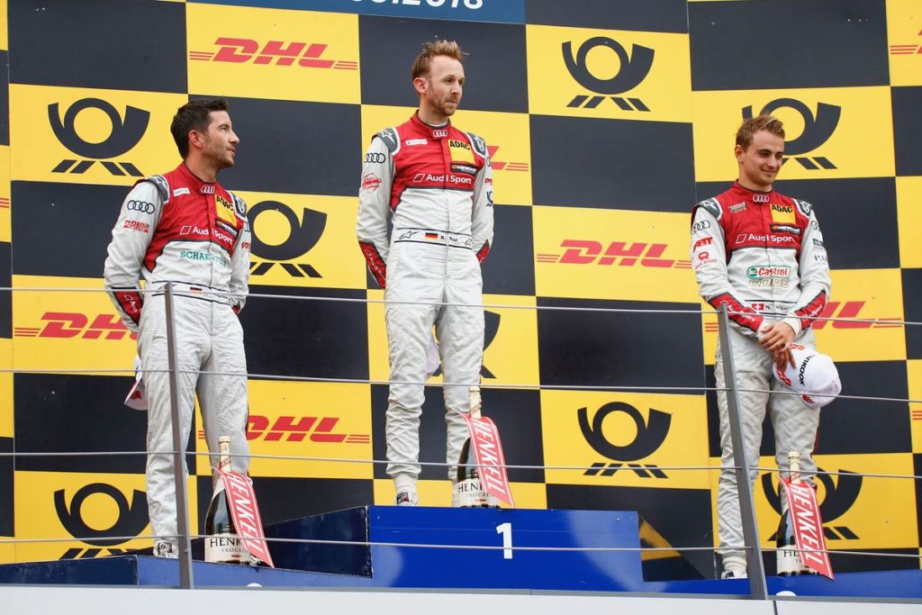 No lack of action at Spielberg: René Rast claims third consecutive DTM race win