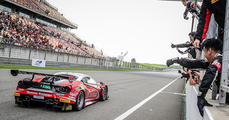 Foster moves into title contention following first victory for HubAuto’s Ferrari at Shanghai