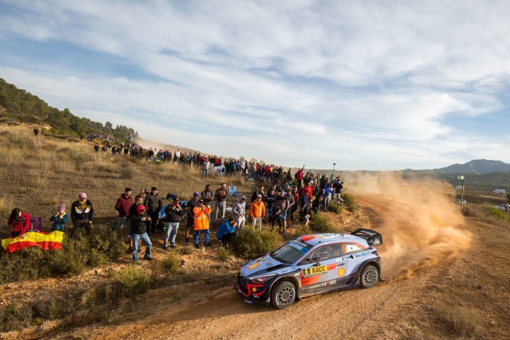 WRC - Home hero Dani Sordo registered a stage win on the afternoon loop to hold a provisional podium position in second overall
