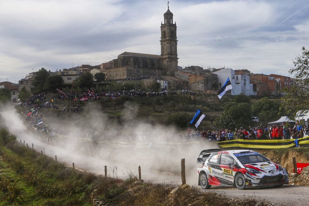 WRC - Tanak, Latvala and the Toyota Yaris WRC shine on Spanish gravel
