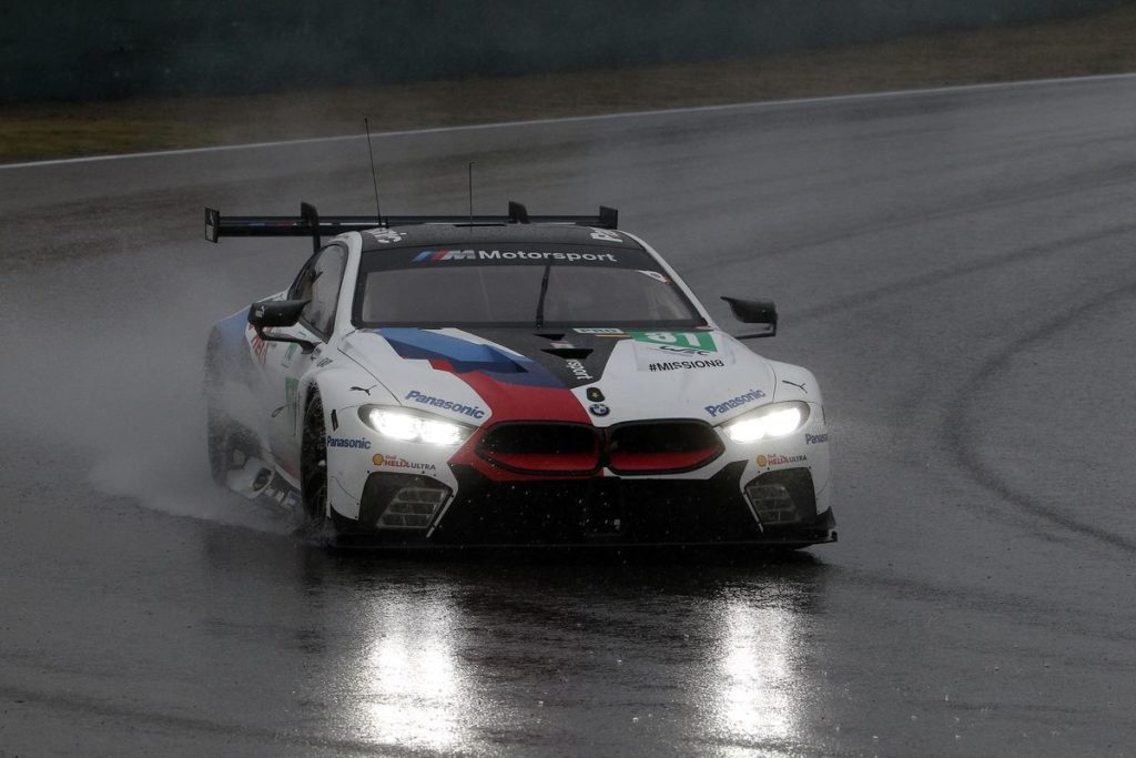 Difficult challenge for BMW M Motorsport in the rain-affected WEC round at Shanghai