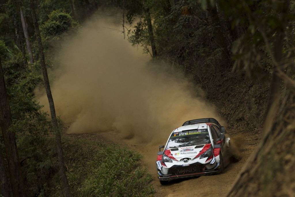 WRC - The Toyota Yaris WRC leads into the last day of the season