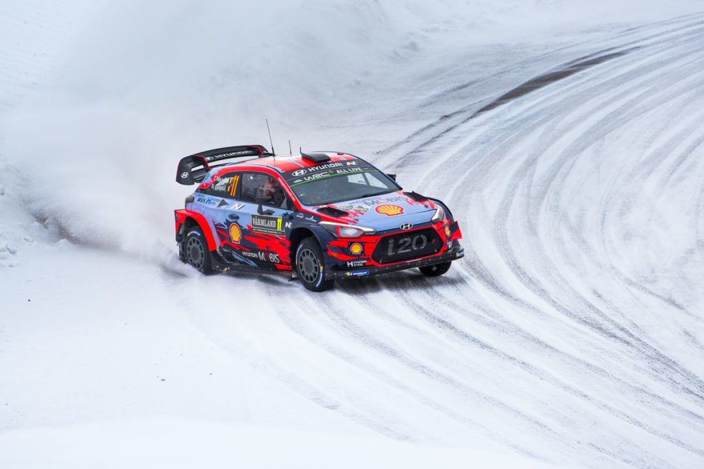 WRC Rallye Schweden: Hyundai jubelt erneut auf dem Podium