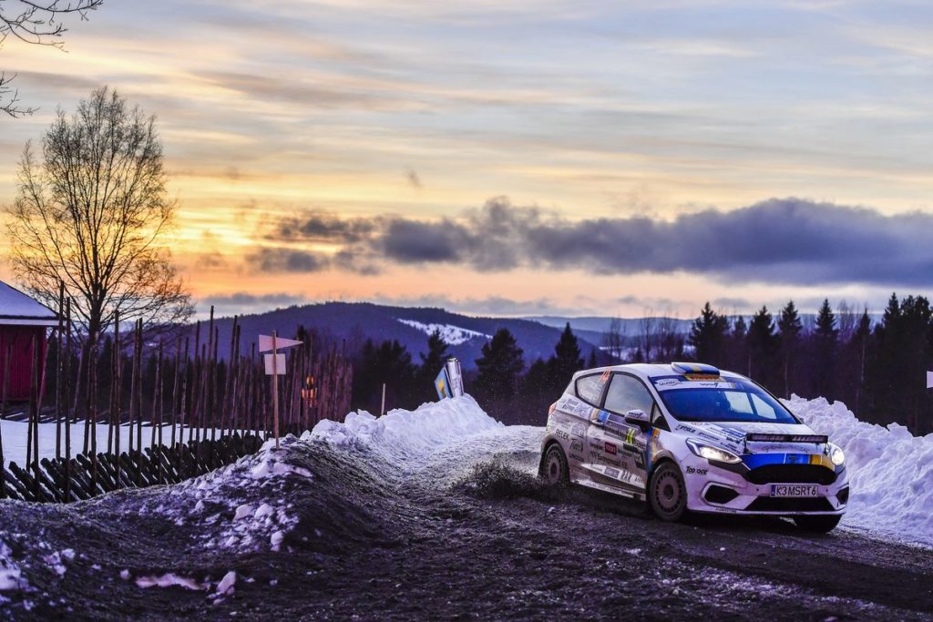 FIA Junior WRC - Tom Kristensson leading Rally Sweden