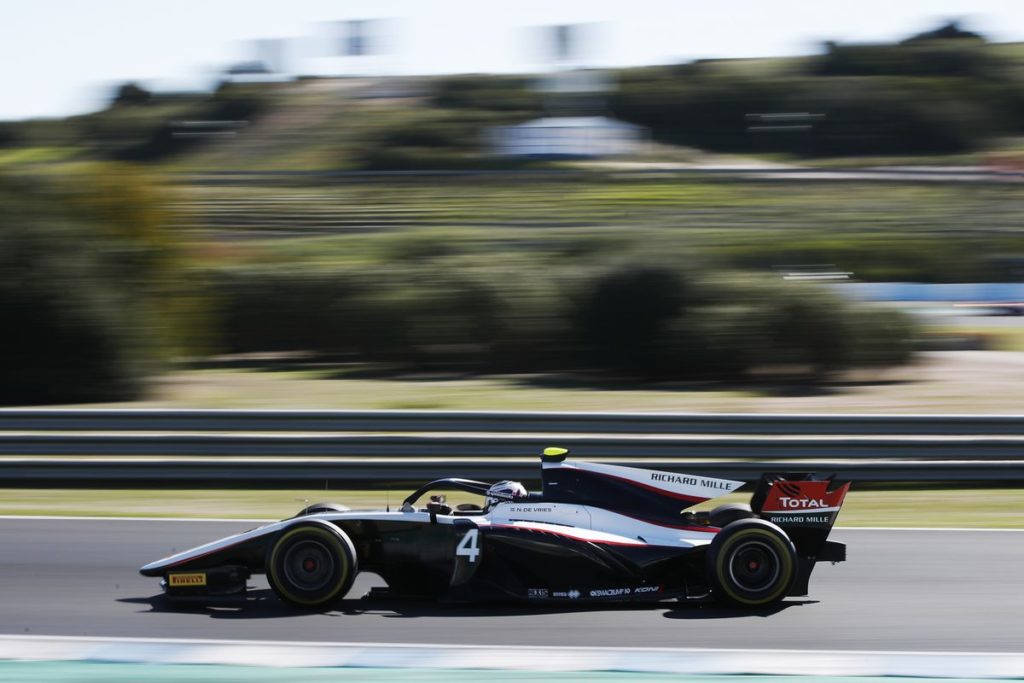 FIA Formula 2 -  Nyck de Vries quickest at Jerez de la Frontera