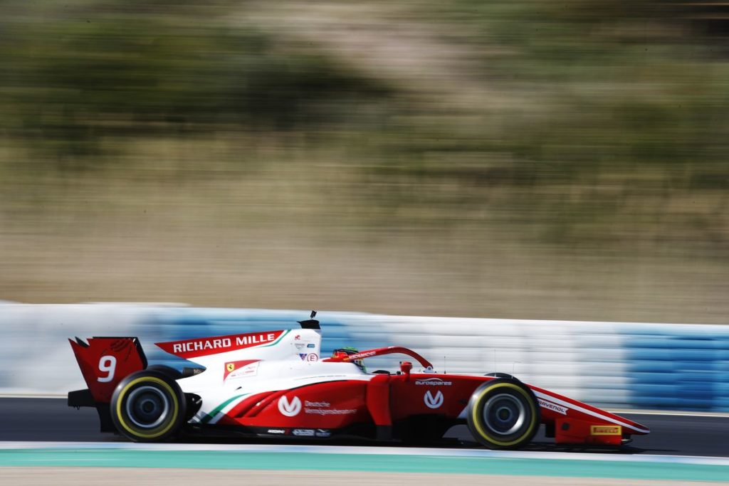 FIA Formula 2 - Mick Schumacher ends first testing on top