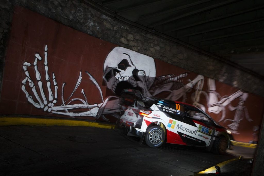 Toyota Yaris WRC gets Rally Mexico underway with street stage
