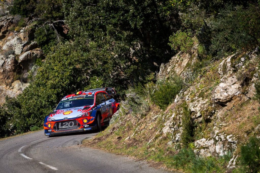 WRC - Hyundai Motorsport has taken the lead of Tour de Corse