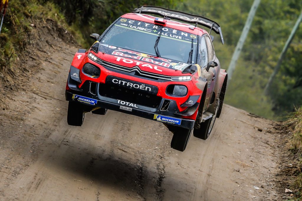 The C3 WRC pushes for podium with Ogier-Ingrassia