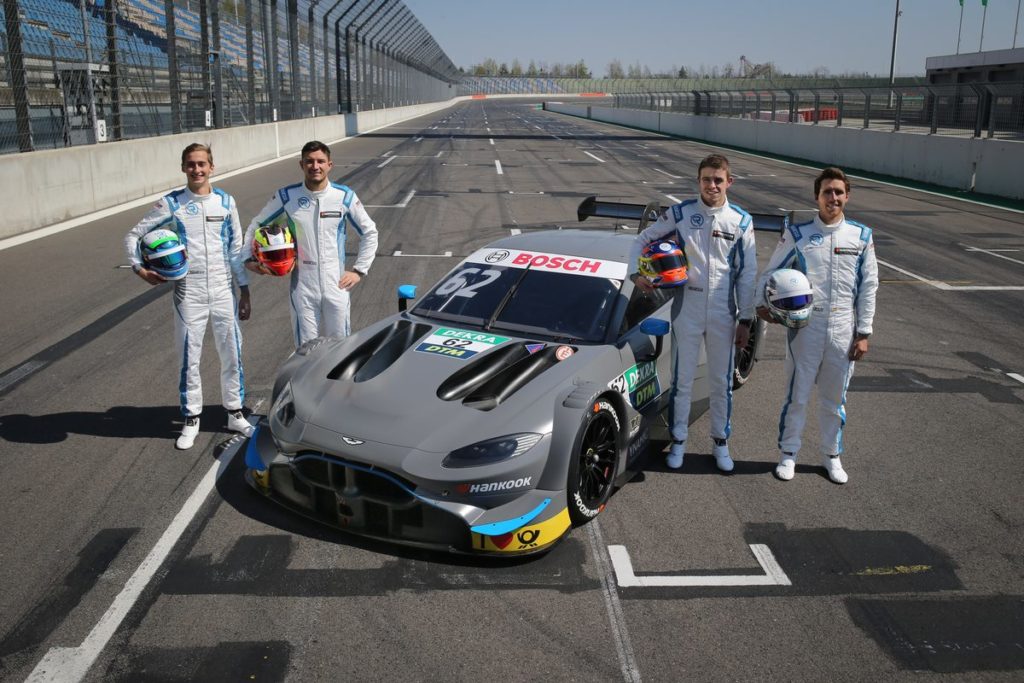 Rennpremiere des Aston Martin Vantage DTM in Hockenheim
