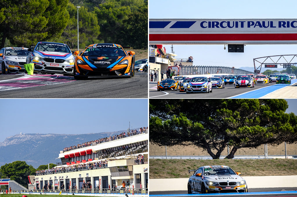 Forty-two car grid for GT4 European Series at Paul Ricard