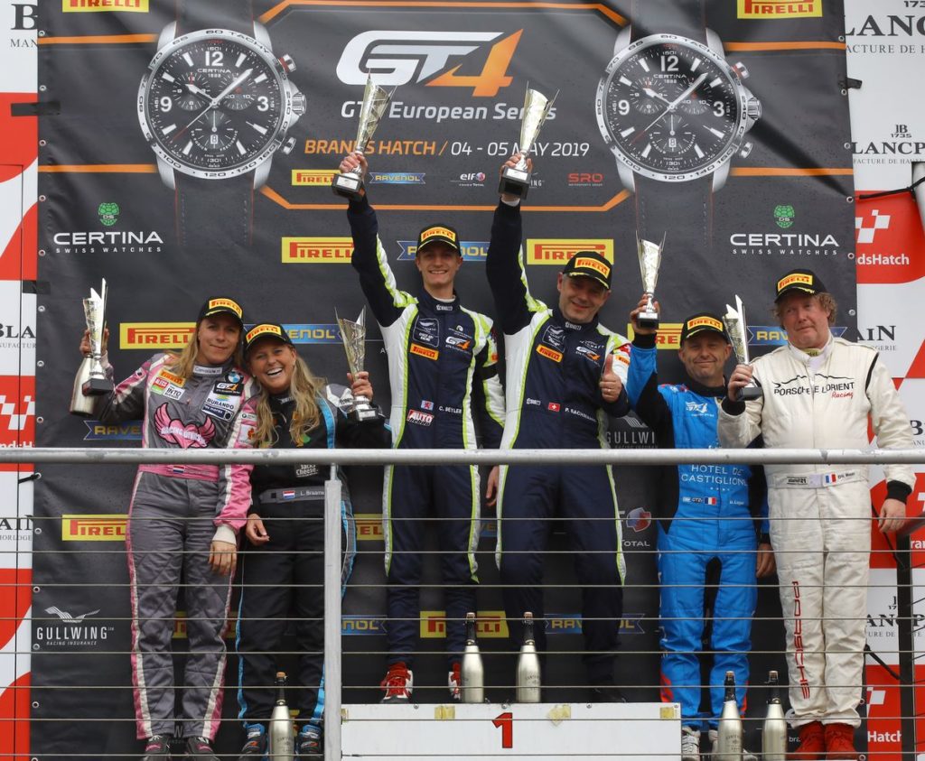 Pascal Bachmann rempote sa première victoire en GT4 European Series à Brands Hatch