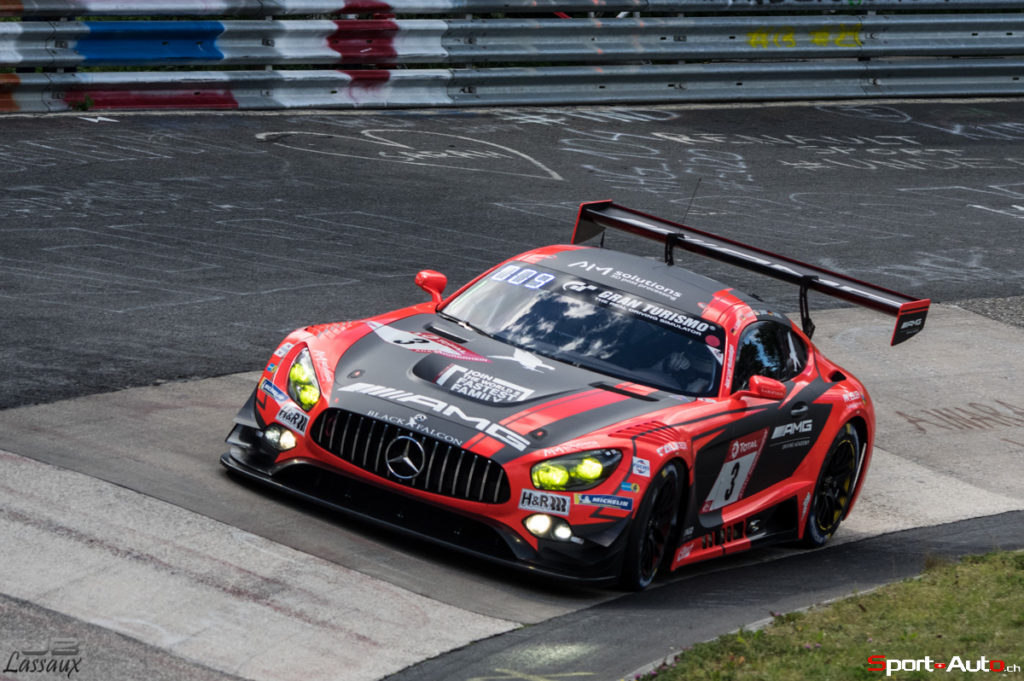 Podium success and class victory for Mercedes-AMG in a turbulent 24-hour race