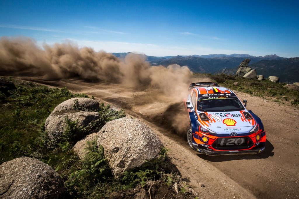 WRC - Thierry Neuville added two more stage wins to his tally to move up to third place