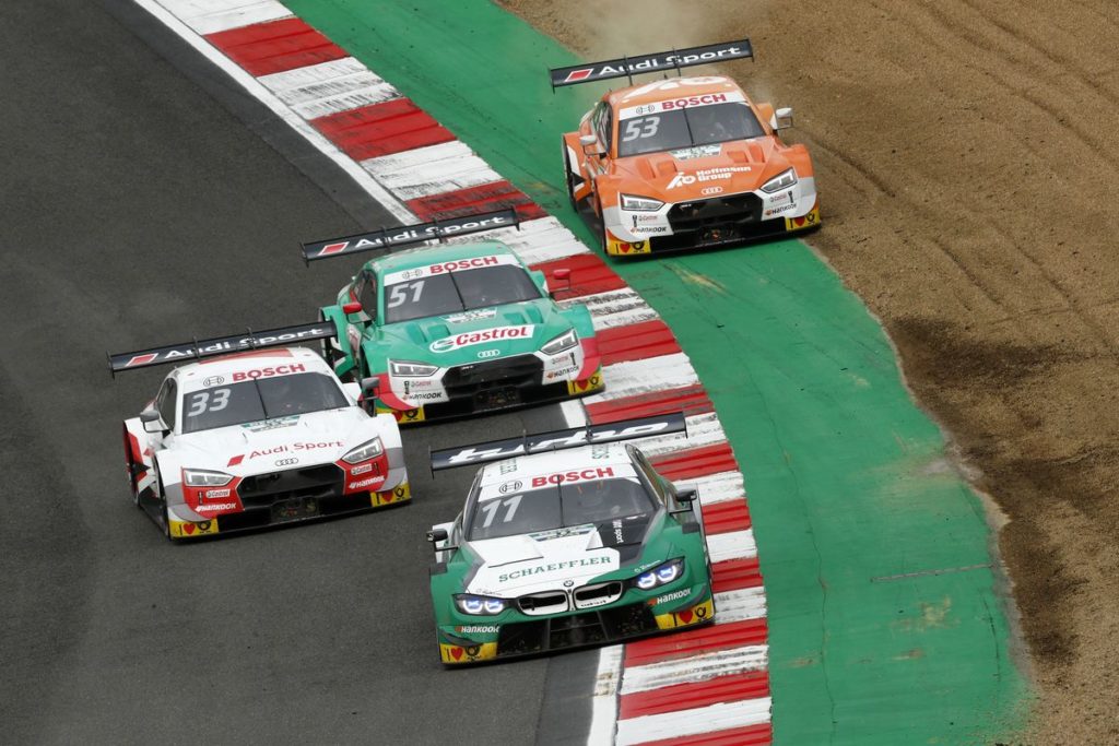 DTM : Three Lions – Wittmann leads home title favourites in tense Brands Hatch thriller