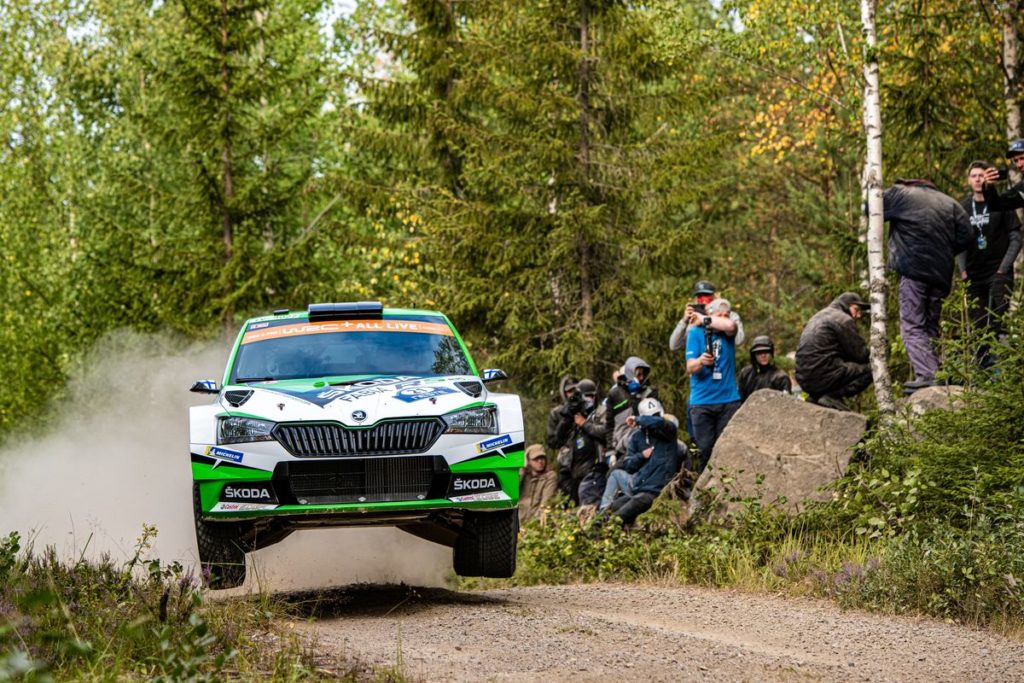Rovanperä keeps everything under control for Škoda in WRC 2 Pro category