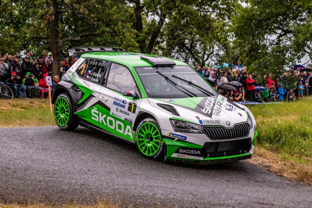 Škoda drivers Rovanperä and Kopecký aim for third double of the season in the WRC 2 Pro category