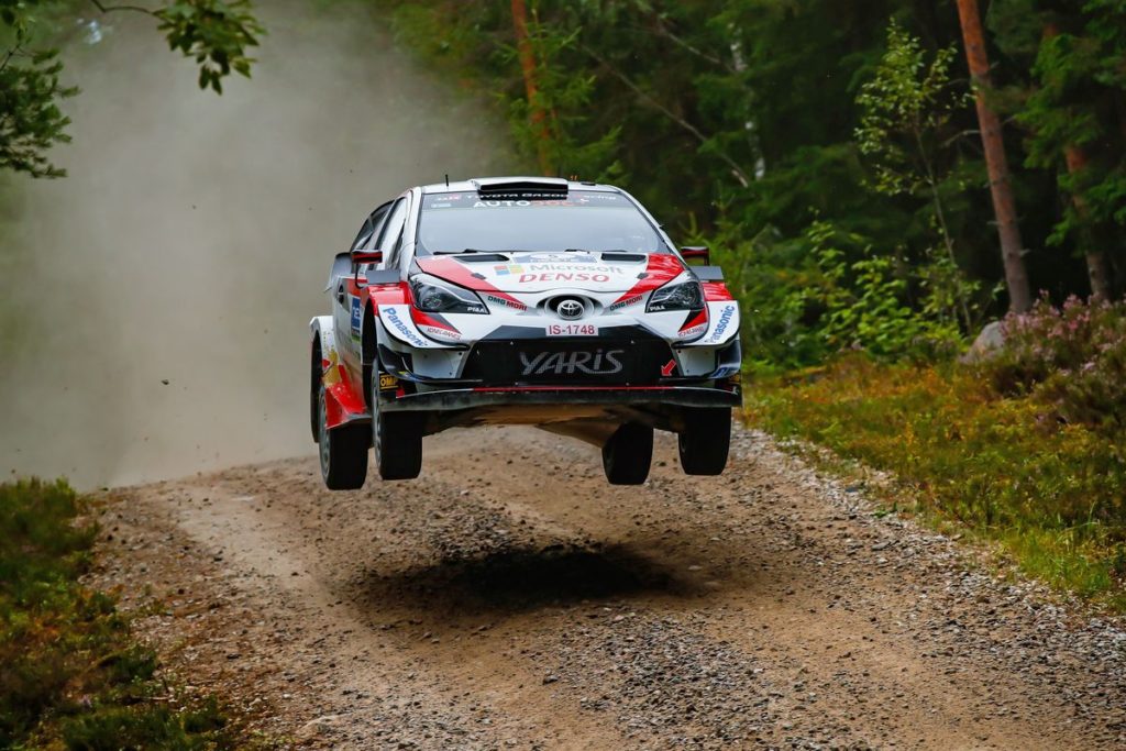 Latvala leads a thrilling Finnish fight for the Toyota Yaris WRC trio