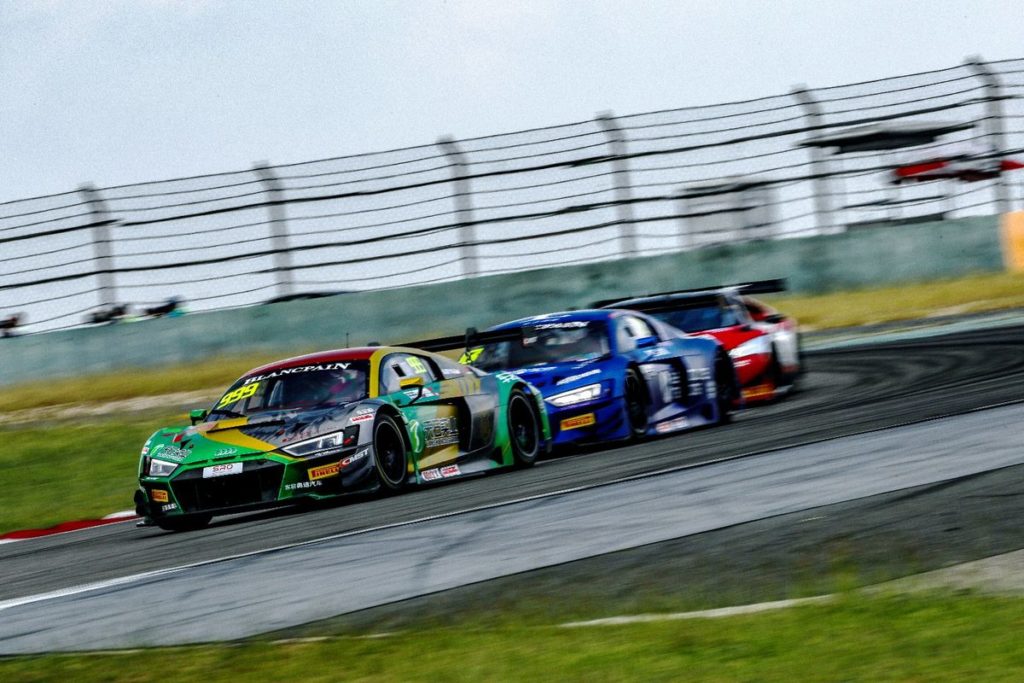 Thrills and spills for Audi in Blancpain GT World Challenge Asia finale