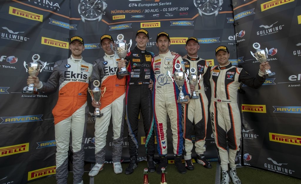 Impressive string of successes: Patric Niederhauser takes fourth podium in a row at Nürburgring