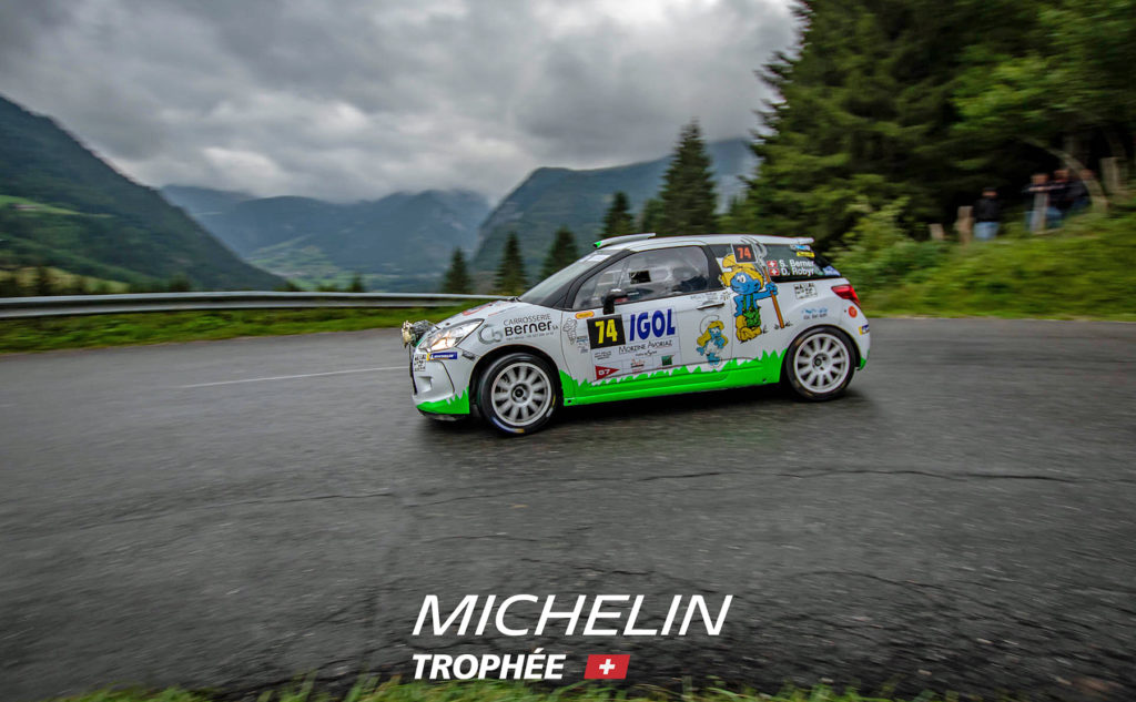 Rallye du Mont-Blanc - Trophée Michelin Suisse : Carton plein pour Sébastien Berner / Dominique Robyr !