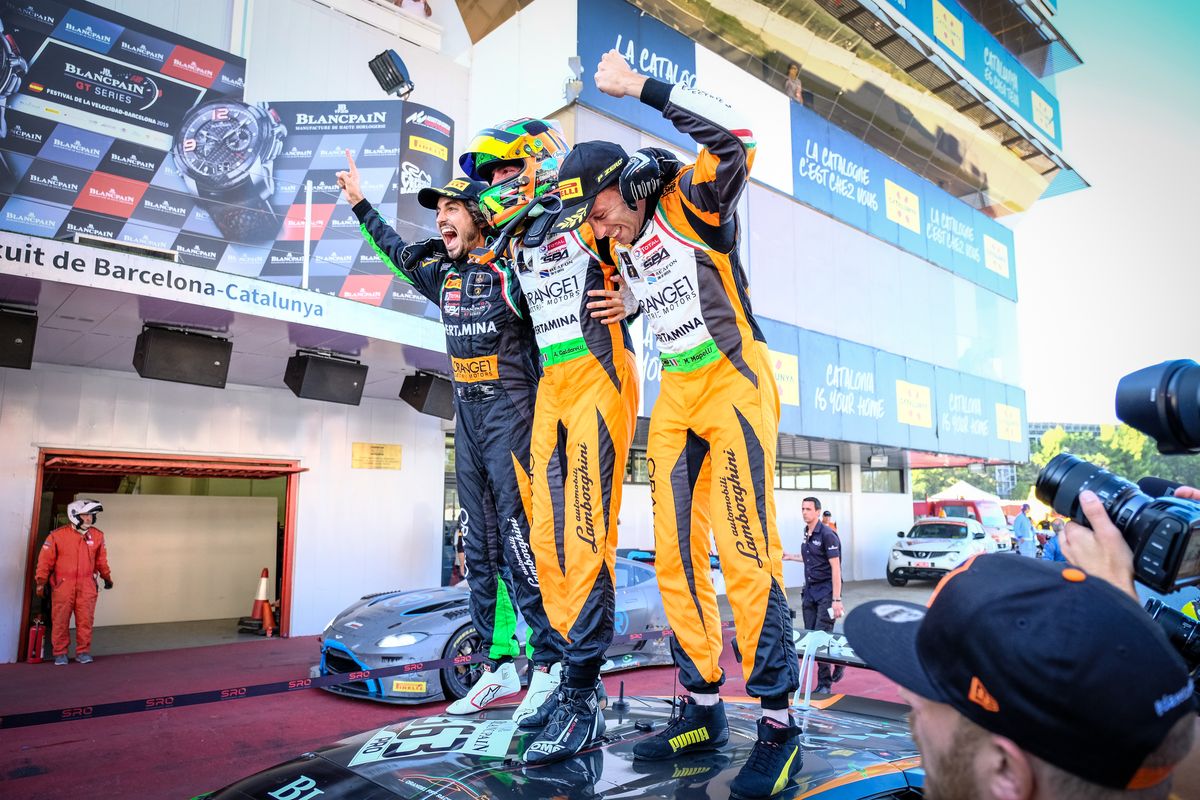 modstå Northern Størrelse Orange1 FFF Racing makes history as Lamborghini squad completes Blancpain  GT Series championship sweep at Circuit de Barcelona-Catalunya -  Sport-Auto.ch