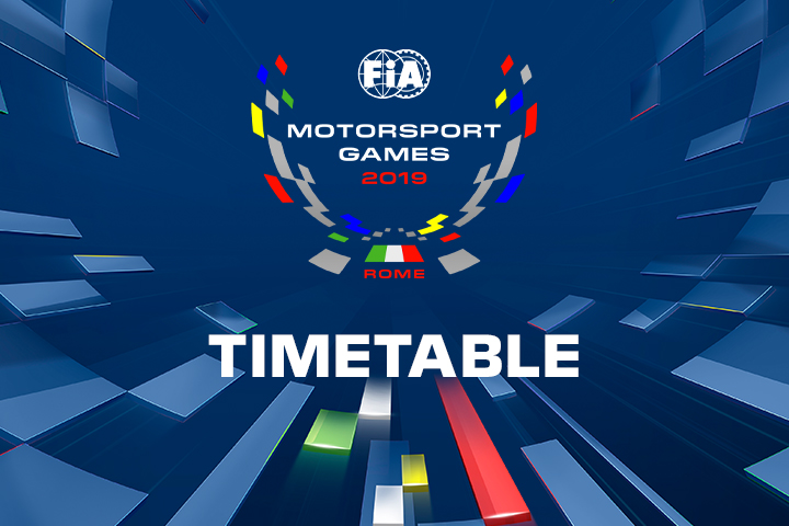 Provisional timetable revealed ahead of inaugural FIA Motorsport Games