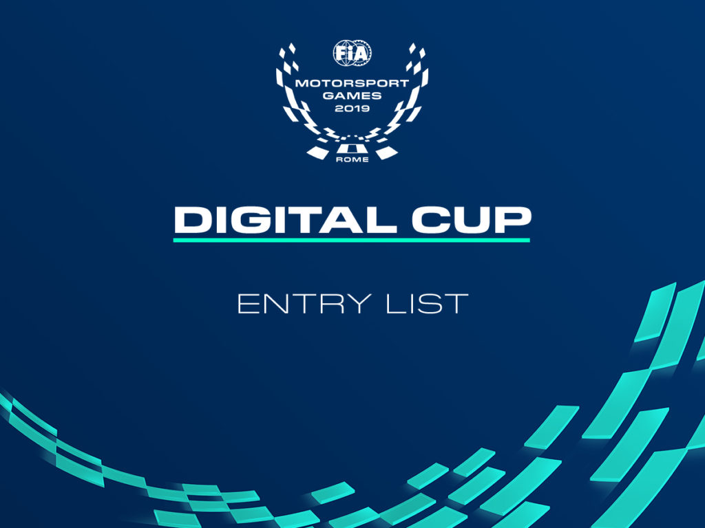 31 competitors to challenge for gold in Digital Cup