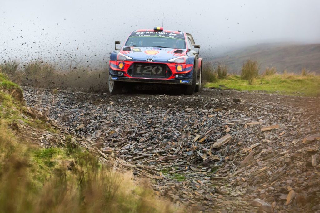 Thierry Neuville will head into the final day with an 11-second deficit to the rally lead after taking two stage wins on Saturday afternoon