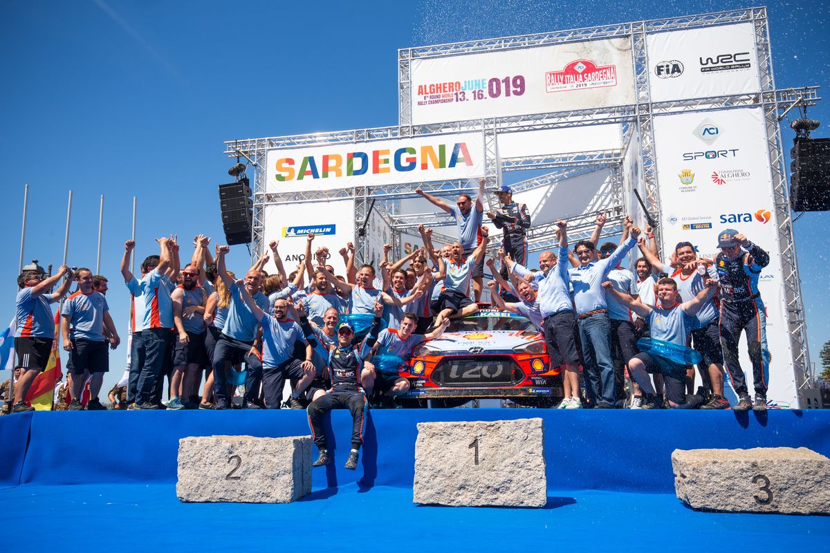 Hyundai Motorsport is mathematically crowned 2019 FIA World Rally Champion for Manufacturers