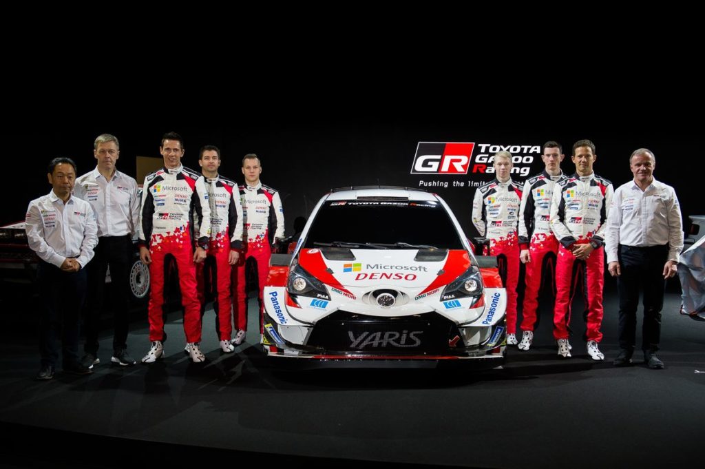 Toyota Gazoo Racing World Rally Team at Tokyo Auto Salon to launch the 2020 WRC season