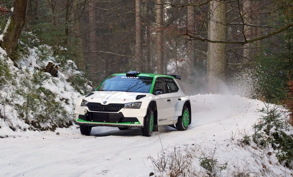 10 Škoda crews competing at Rally Sweden – Youngster Oliver Solberg debuts with his Škoda Fabia Rally2 evo