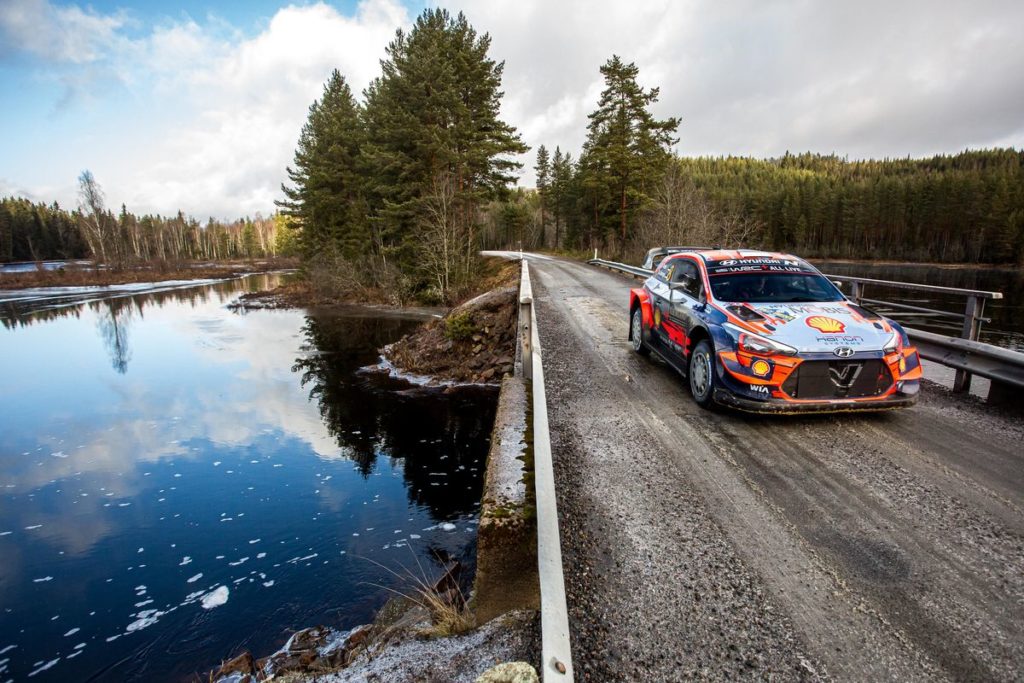 WRC - Hyundai Motorsport has strengthened its grip on a provisional podium in Rally Sweden