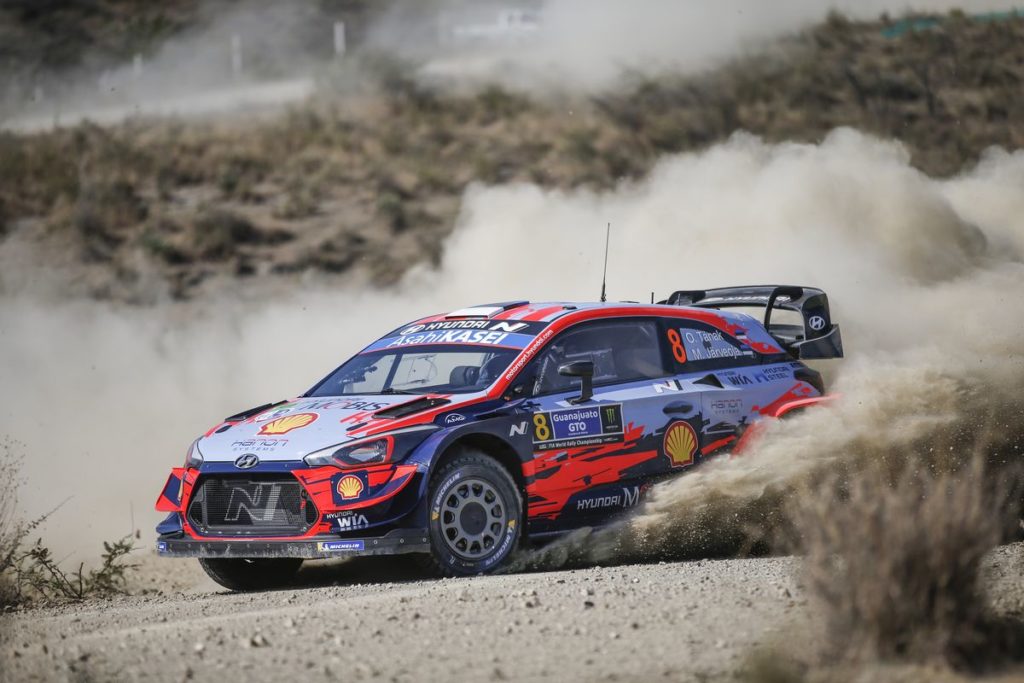 WRC - Hyundai Motorsport is fighting for a podium place at the end of Friday’s running in Rally México