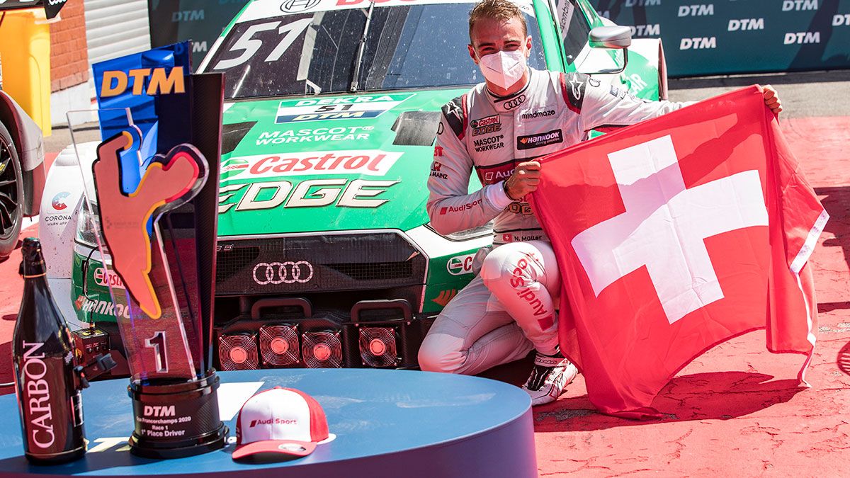 Nico Müller wins with Audi at DTM season opener
