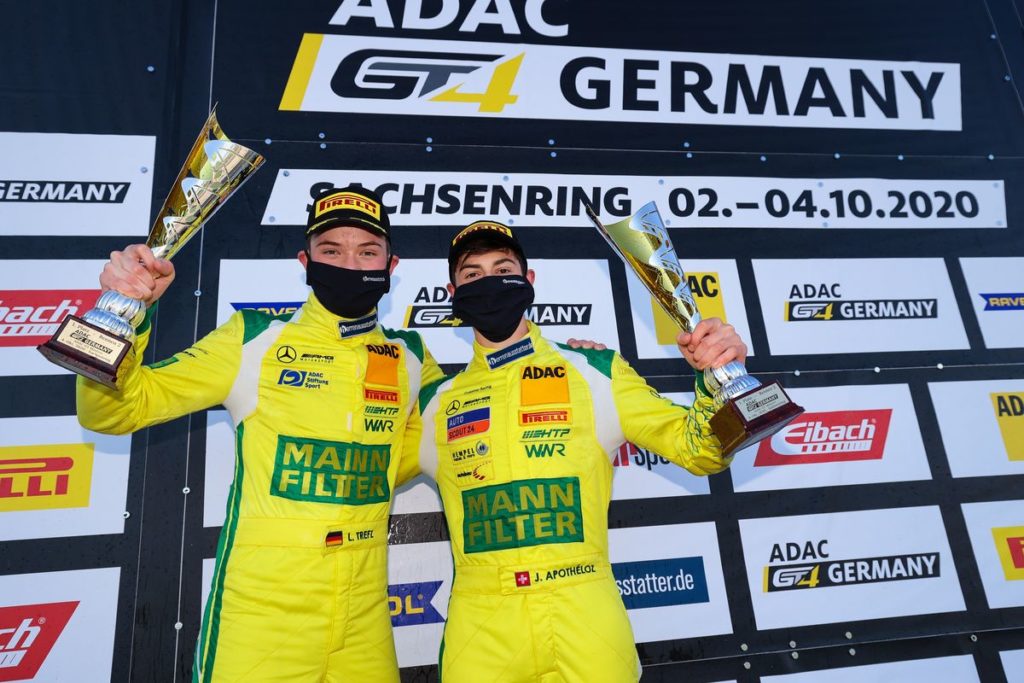 ADAC GT4 – Une nouvelle victoire et un podium propulsent Julien Apotheloz en tête du championnat