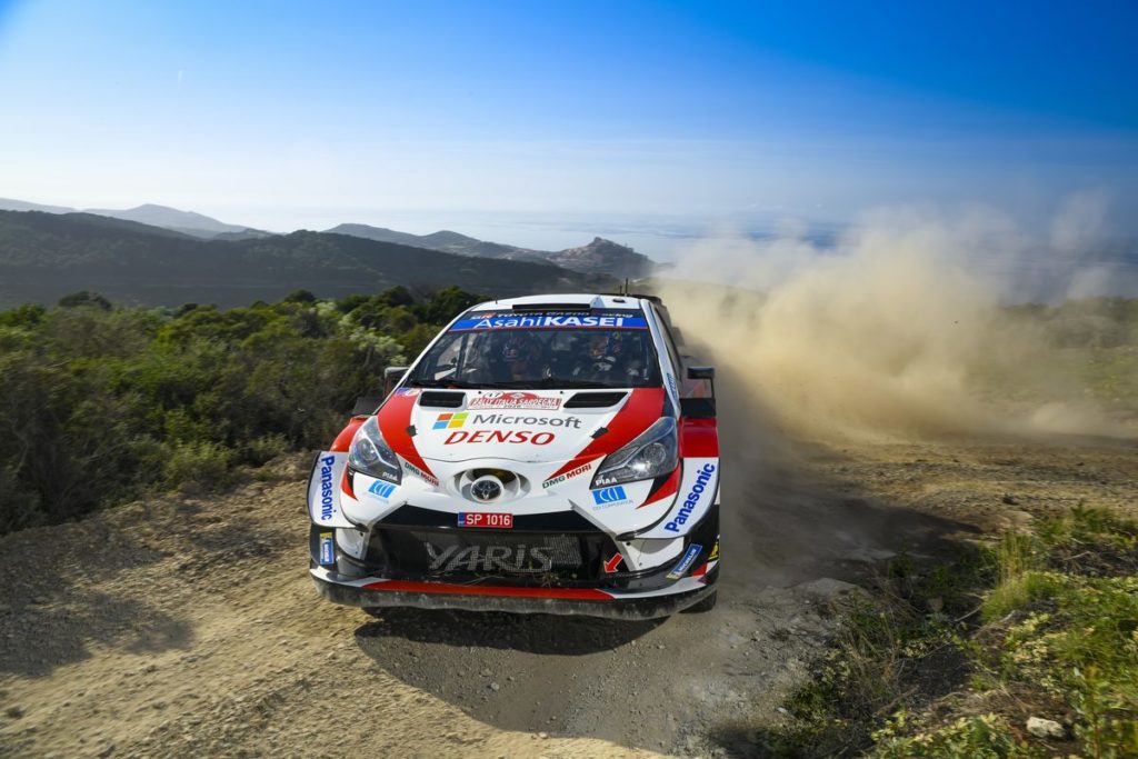 Ogier climbs to second place in the Toyota Yaris WRC