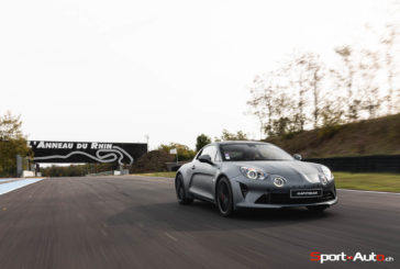 La piste bleue - L'Anneau du Rhin en Alpine A110S