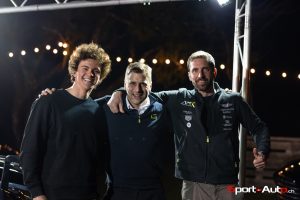 Konstantin Lachenauer, Ben Bourdaire (Aston Martin) et Lionel Dauphin (Aston Martin Geneva) 