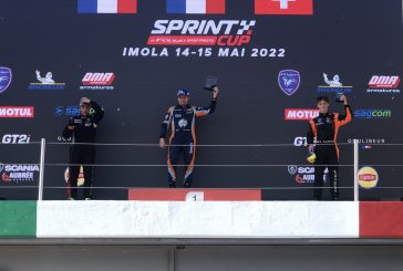 Premier podium de Grégory de Sybourg sur le circuit Enzo & Dino Ferrari à Imola