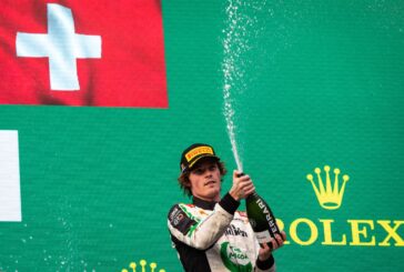 Ralph Boschung sur le podium pour son retour en F2 à Spa