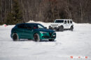 Astara Winterdrive - Alfa Romeo et Jeep sur piste enneigée