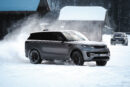 La gamme Range Rover à l'épreuve dans la neige